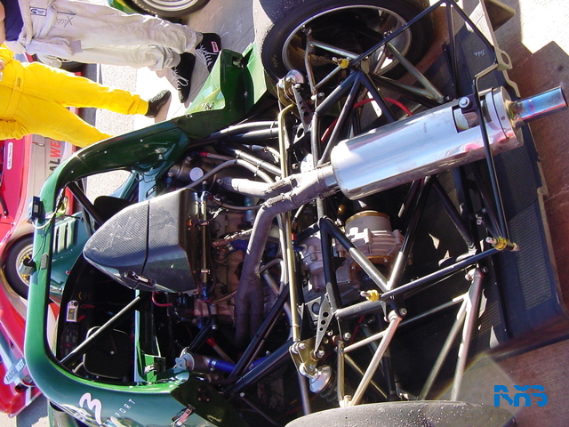 Top view of motor in Radical
